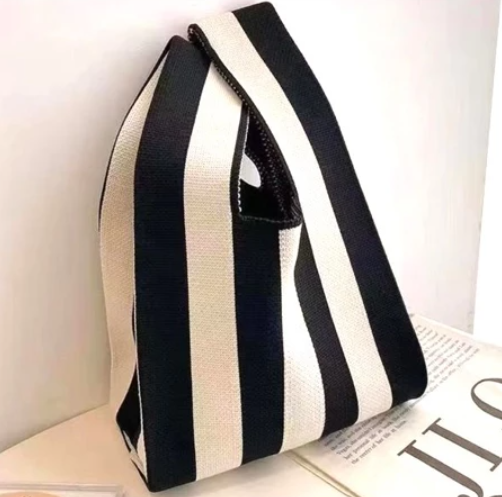 Knit Handbag | Beg Tote Berjalur